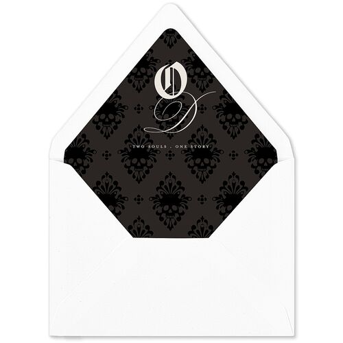 Til Death Gothic Photo Euro Envelope Liners Sand Luxe