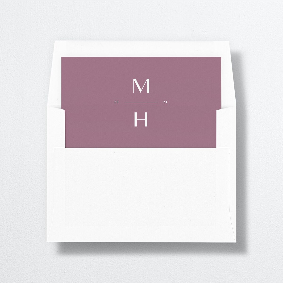 Bookend Greeting Envelope Liners Bordeaux Standard