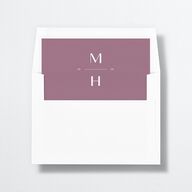 Bookend Greeting Envelope Liners Bordeaux Standard