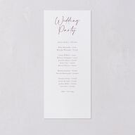Hydrangea Garden Wedding Programs Gold Slate Signature
