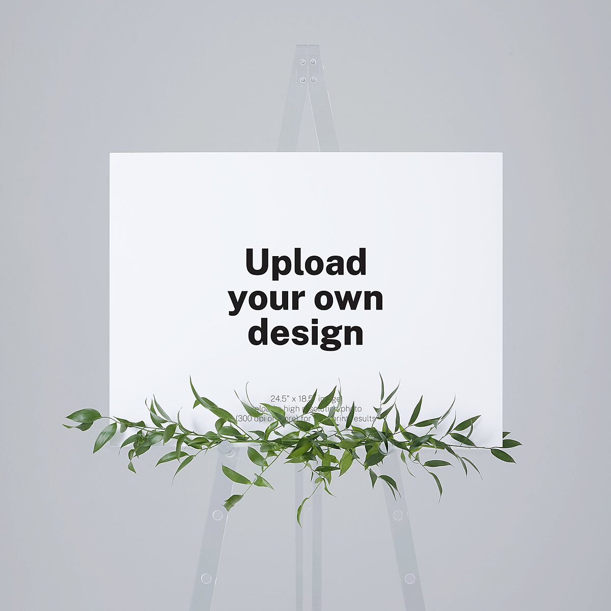 Upload Your Own Design Landscape Standard Welcome Sign Medium Pure White Standard Indoor Foam Core M Welcome