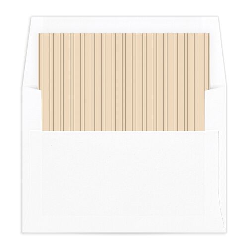 New Years Arch Envelope Liners Standard Latte