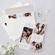 Beloved Union Save The Date Cards Ocean Signature smooth Blank No Standard