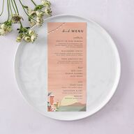 Vintage Hawaiian Island Menus Eucalyptus Signature
