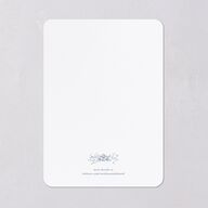 Antique Victorian Botanical Wedding Invitations Dusty Blue Signature Blank No Rounded