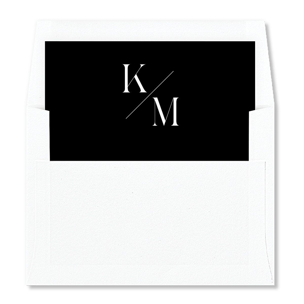 Monogram Slant Envelope Liners