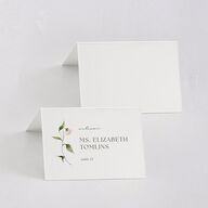 Pastel Garden Place Cards Linen Signature