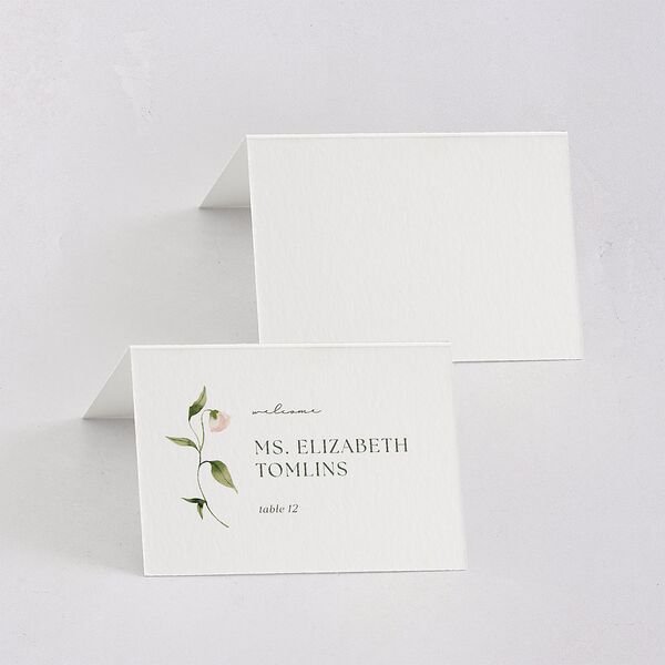 Pastel Garden Place Cards Linen Signature