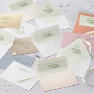 Elegant Italian Toile Wedding Invitations Greenery Signature Blank No Standard