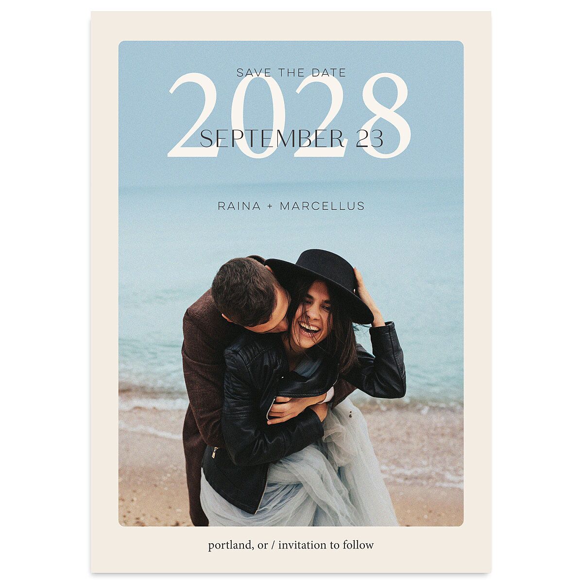 Handwritten Year Save the Date Cards
