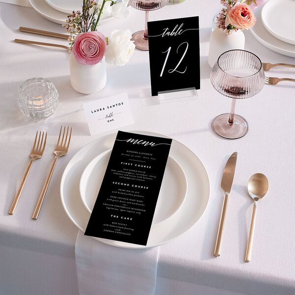 We Do Place Cards Midnight Signature