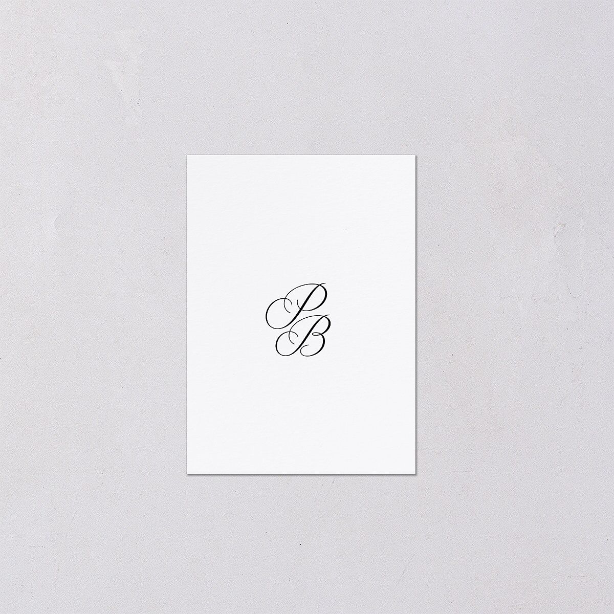 Vintage Script QR Code RSVP Cards Pure White Signature Standard