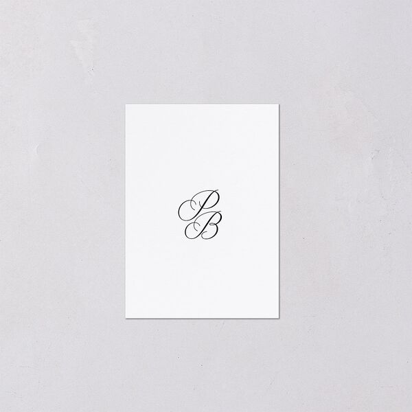 Vintage Script QR Code RSVP Cards Pure White Signature Standard