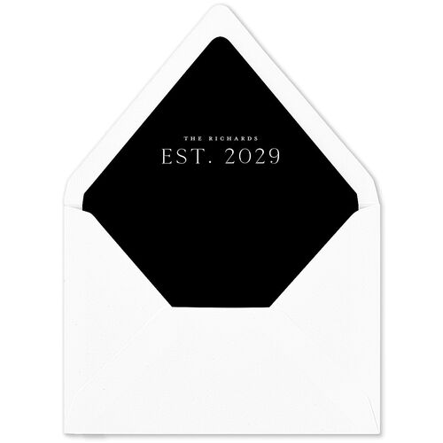 Timeless Classic Foil Euro Envelope Liners Pure White Luxe