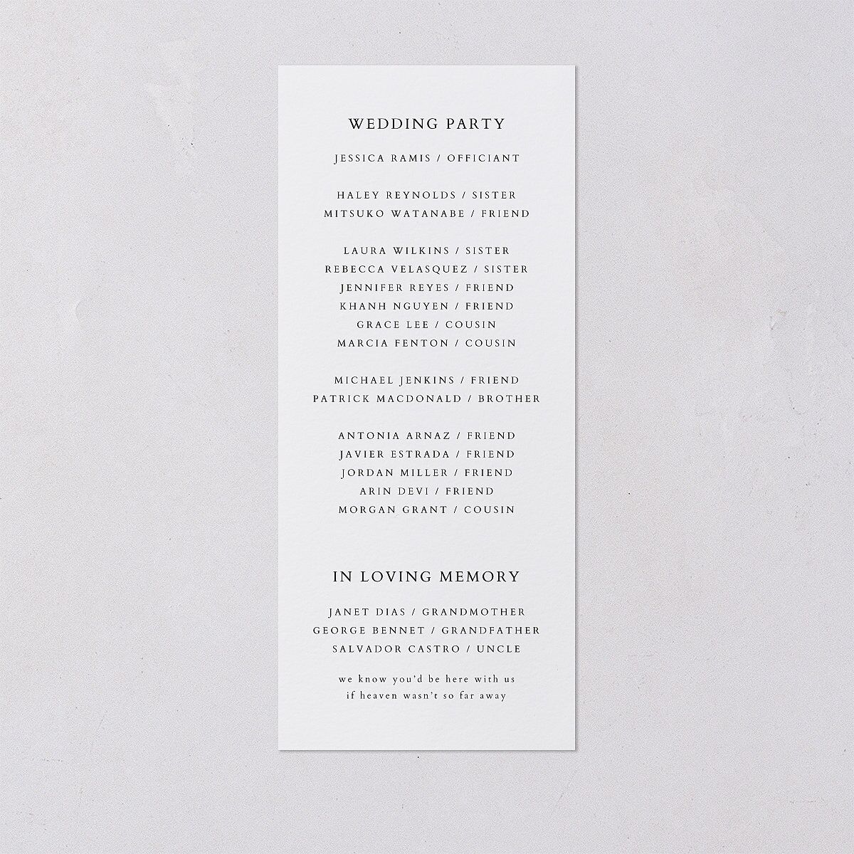 Rustic Reflection Wedding Programs Dusty Blue Signature