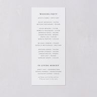Rustic Reflection Wedding Programs Dusty Blue Signature