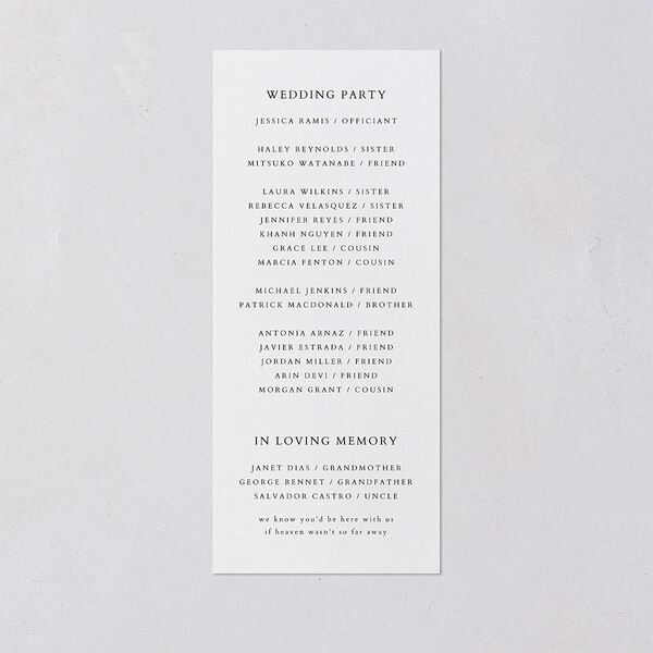 Rustic Reflection Wedding Programs Dusty Blue Signature
