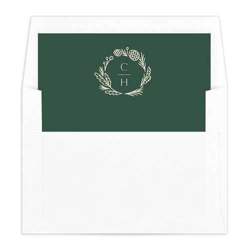 Pinecone Frame Envelope Liners Standard Dark Green
