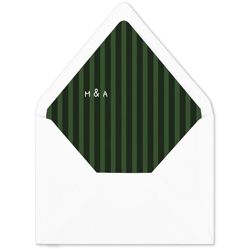 Hand Drawn Recipe Euro Envelope Liners Dark Camo Luxe