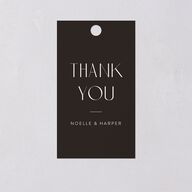 Vintage Nouveau Floral Favor Gift Tags Merlot Signature