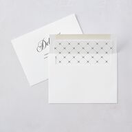 Elegant Hollywood Calligraphy Wedding Invitations Licorice Signature Blank No Standard