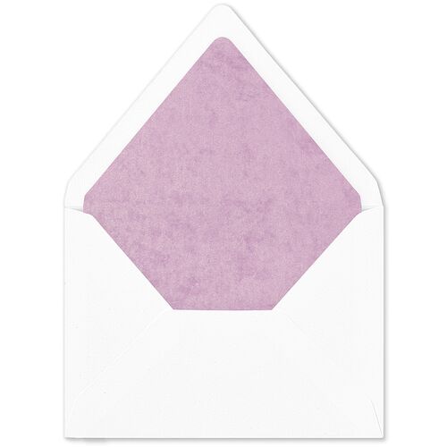 Minimal Floral Euro Envelope Liners Amethyst Luxe