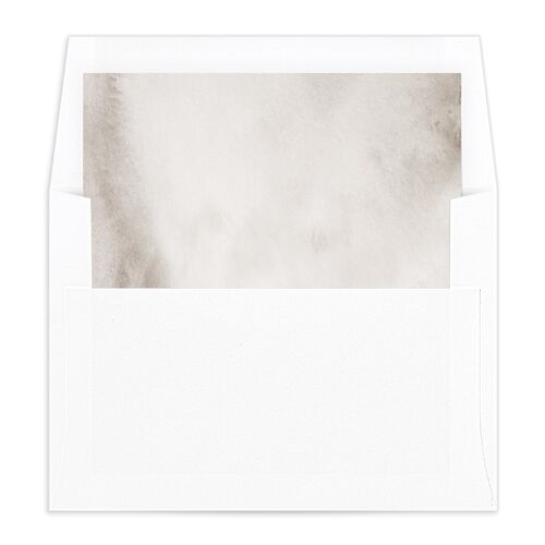 Striking Portrait Envelope Liners - White