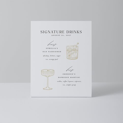 Mountain Wildflowers Bar Bended Tabletop Sign X-small Mocha Standard Plastic XS Tabletop Bar