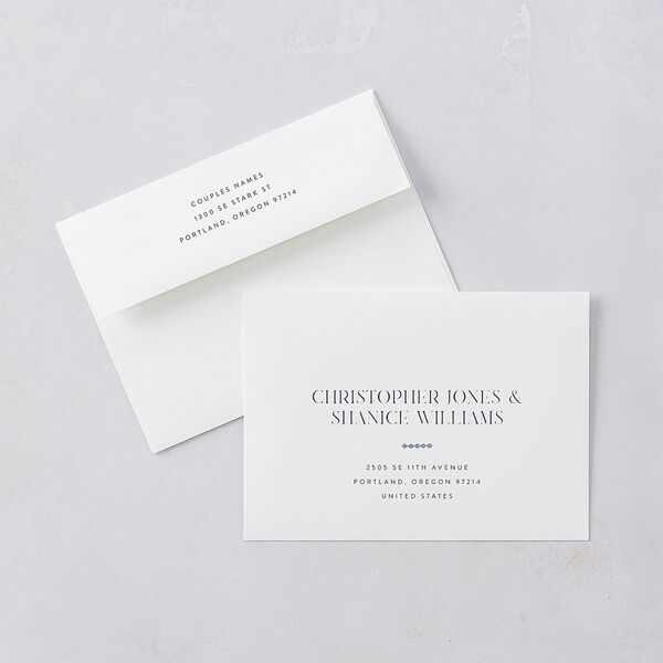 Western Tapestry Save the Date Cards Linen Signature smooth Blank No Standard
