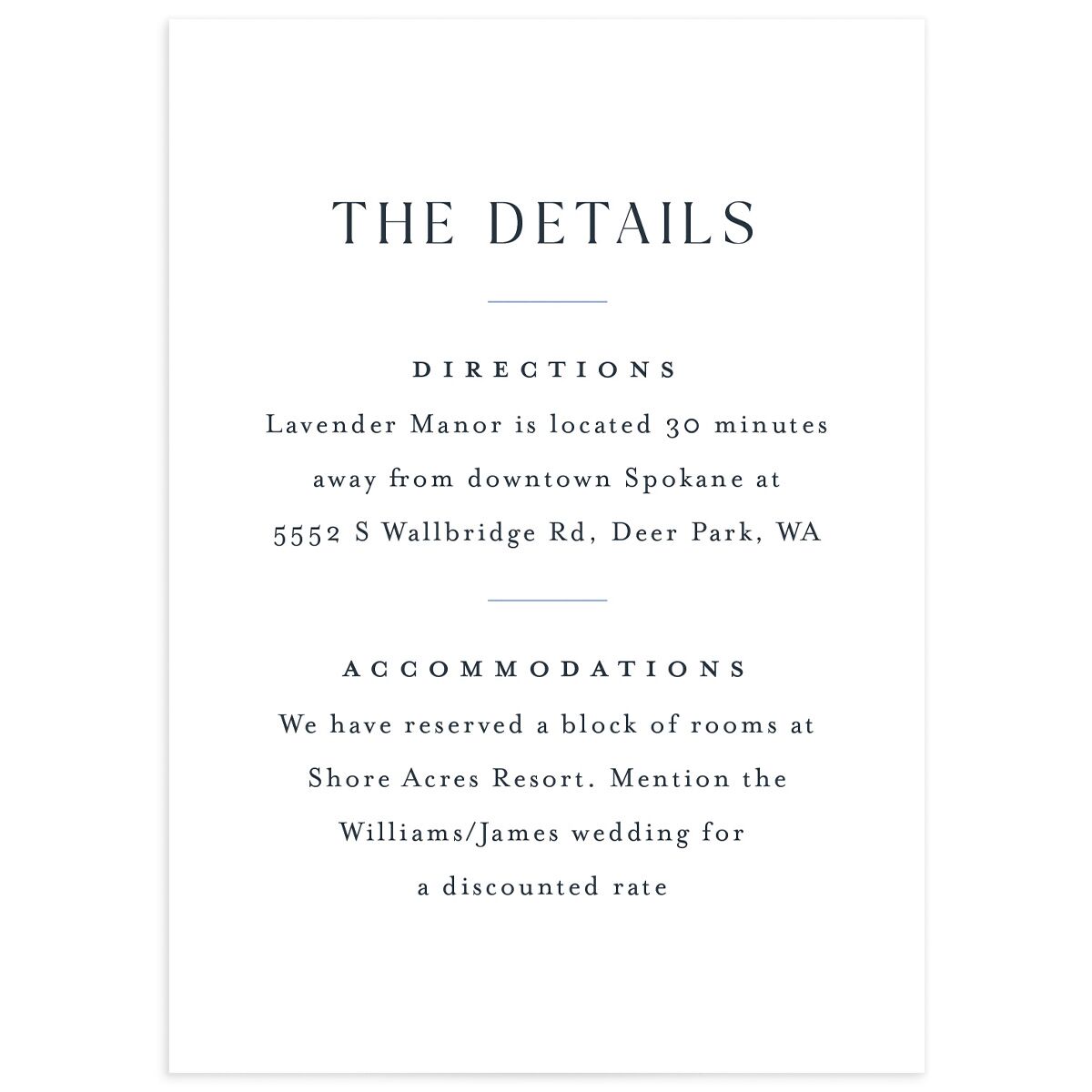 Mountain Wildflowers Wedding Enclosure Cards