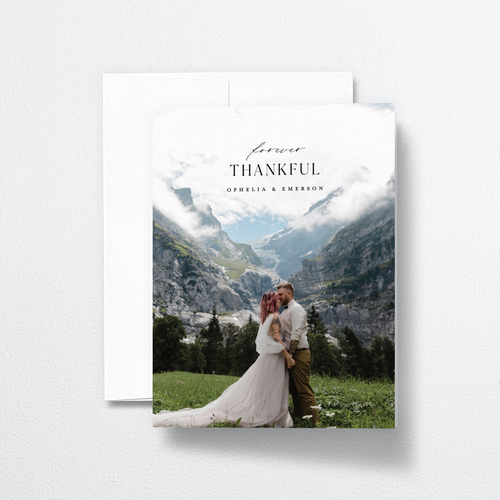 Mountain Wildflowers Thank You Cards — view 1