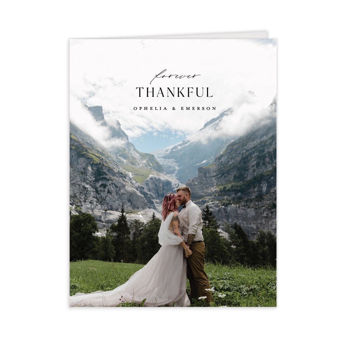 Mountain Wildflowers Thank You Cards