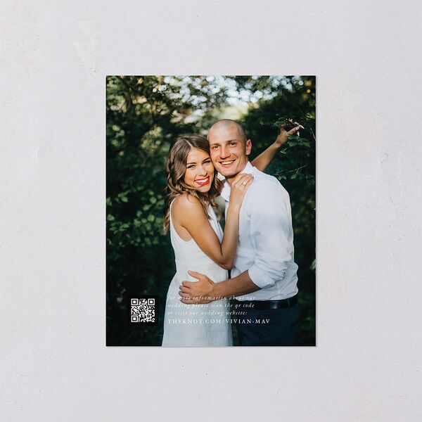 Elegant Eucalyptus Botanical Save the Date Petite Cards Midnight Signature smooth Blank No Standard