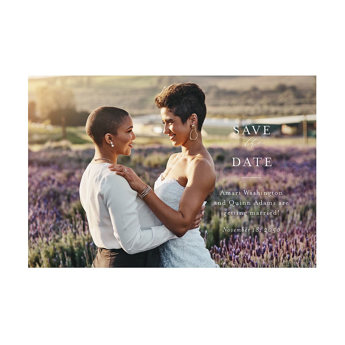 Exquisite Branches Save The Date Postcards