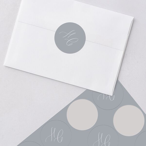 Luxury Floral Wedding Stickers Desert Rose