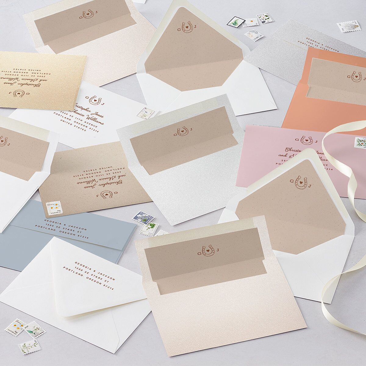 Western I Do BBQ Wedding Invitations Saddle Signature Blank No Standard