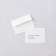 Stay For The Party Wedding Response Cards Hot Pink Signature Standard