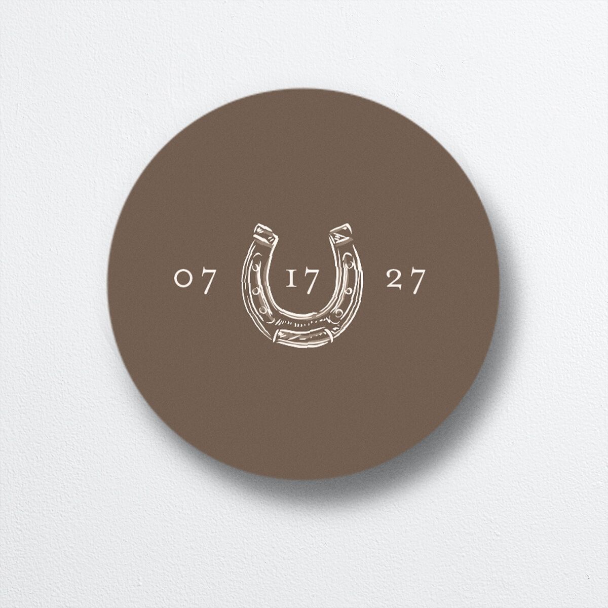 Western Wild Horses Wedding Stickers Falcon