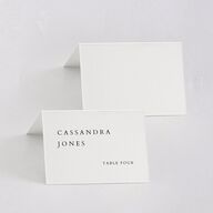 The Union Of Place Cards Pure White Signature