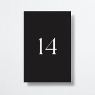 Monogram Portrait Table Numbers Midnight Signature