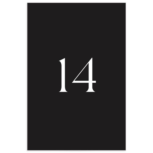 Monogram Portrait Table Numbers Midnight Signature