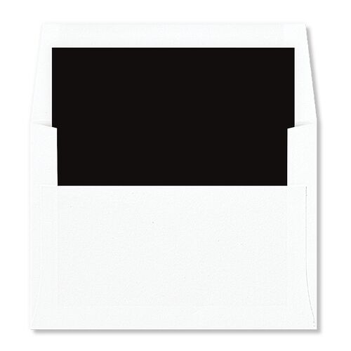 Botanical Monogram Standard Envelope Liners Licorice Standard
