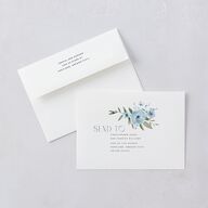 Beloved Union Save The Date Cards Ocean Signature smooth Blank No Standard
