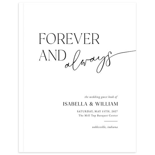 Nothing Fancy Guest Books Pure White