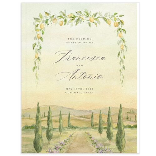 Elegant Italy Guest Books Thyme