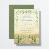 Elegant Italy Wedding Invitations Thyme Signature No