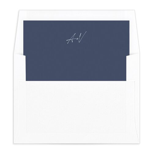 Simply Script Envelope Liners Standard Dark Navy