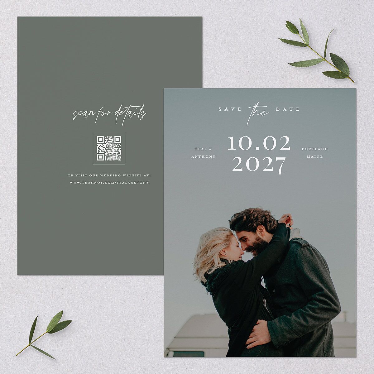 Our Date Save the Date Cards — view 1