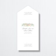 Glamorous Regency Garden All-in-One Wedding Invitations by Bridgerton Sage Signature Light Both Recipient and Return Addresses No