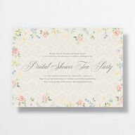 Glamorous Regency Garden Bridal Shower Invitations by Bridgerton Sage Signature